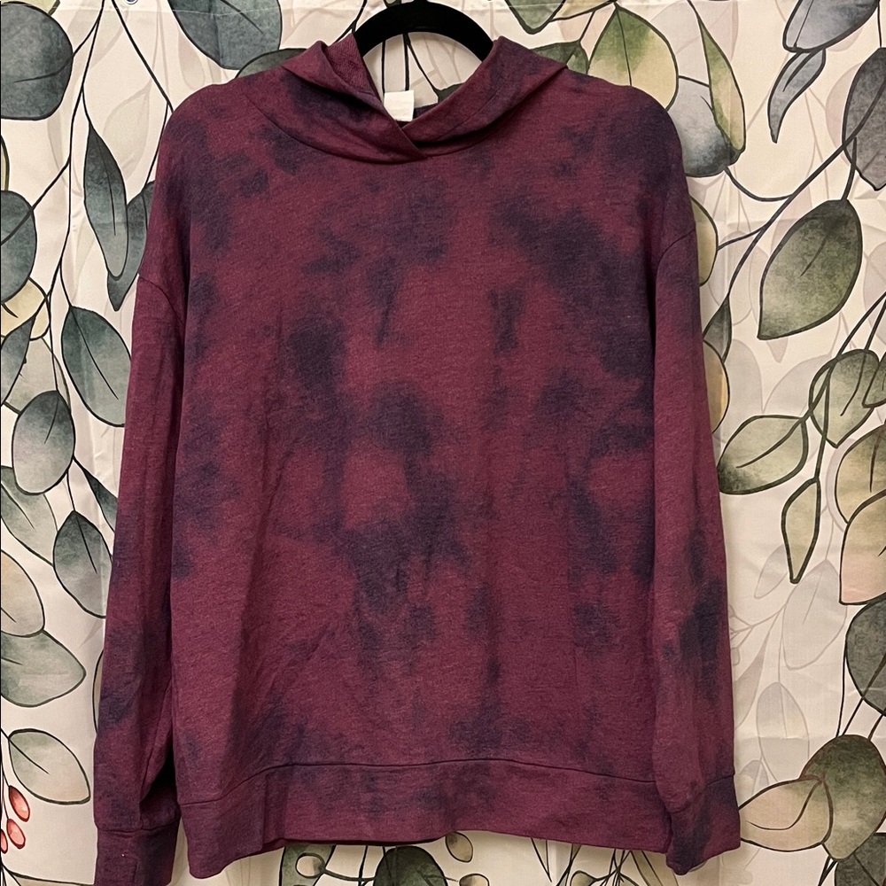 Melrose and Market Maroon and purple Hoodie